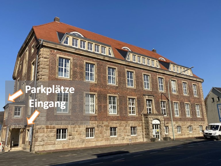 Parkplatz Eingang